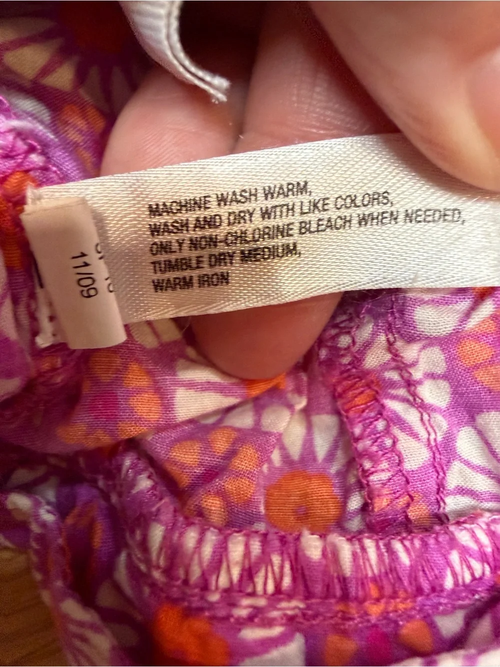 babyGap 18-24M Purple Floral Peplum Long Sleeve Blouse Cotton Girls Top Ruffle